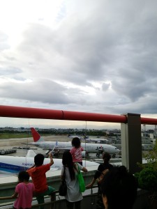 あいにくの曇り空･･･