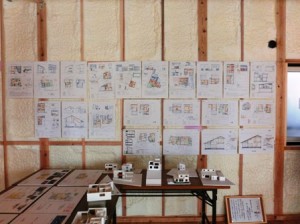 これまでのプラン事例や模型も展示