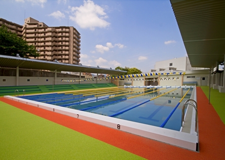 二日市中学校プール建築工事